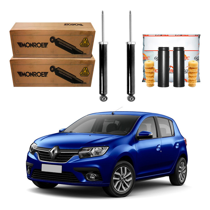 Kit Amortecedor Traseiro, Logan 1.0 1.6 2019 A 2025 em Oferta na Shopee
