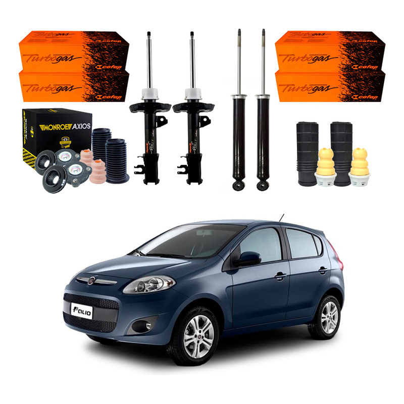Kit Amortecedor Dianteiro Traseiro Palio 1.0 2011 A 2017 em Oferta na Shopee