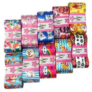 Kit de Fita Cetim 35mm - 100  Metros Estampas Sortidas em Oferta na Shopee
