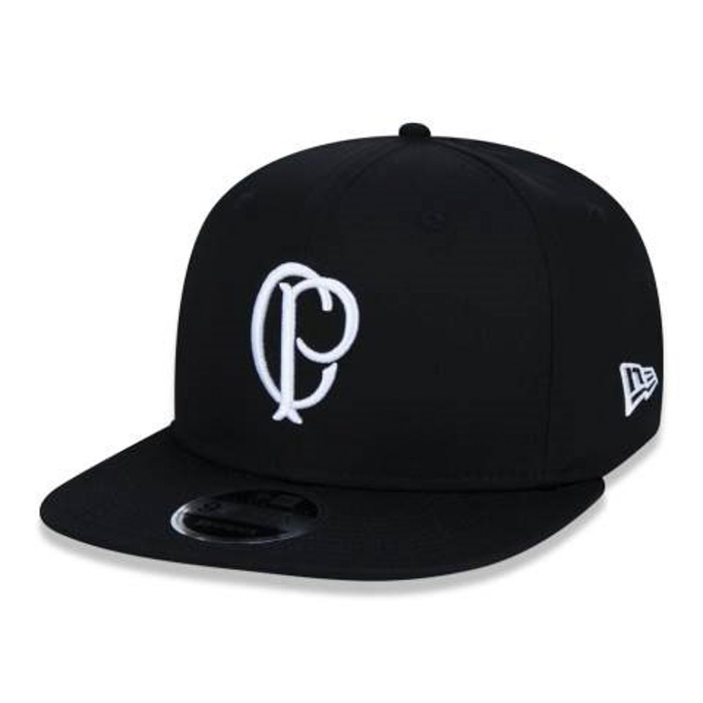 Boné New Era 9Fifty Fit Corinthians Aba Reta Preto - Unissex em Oferta na Shopee