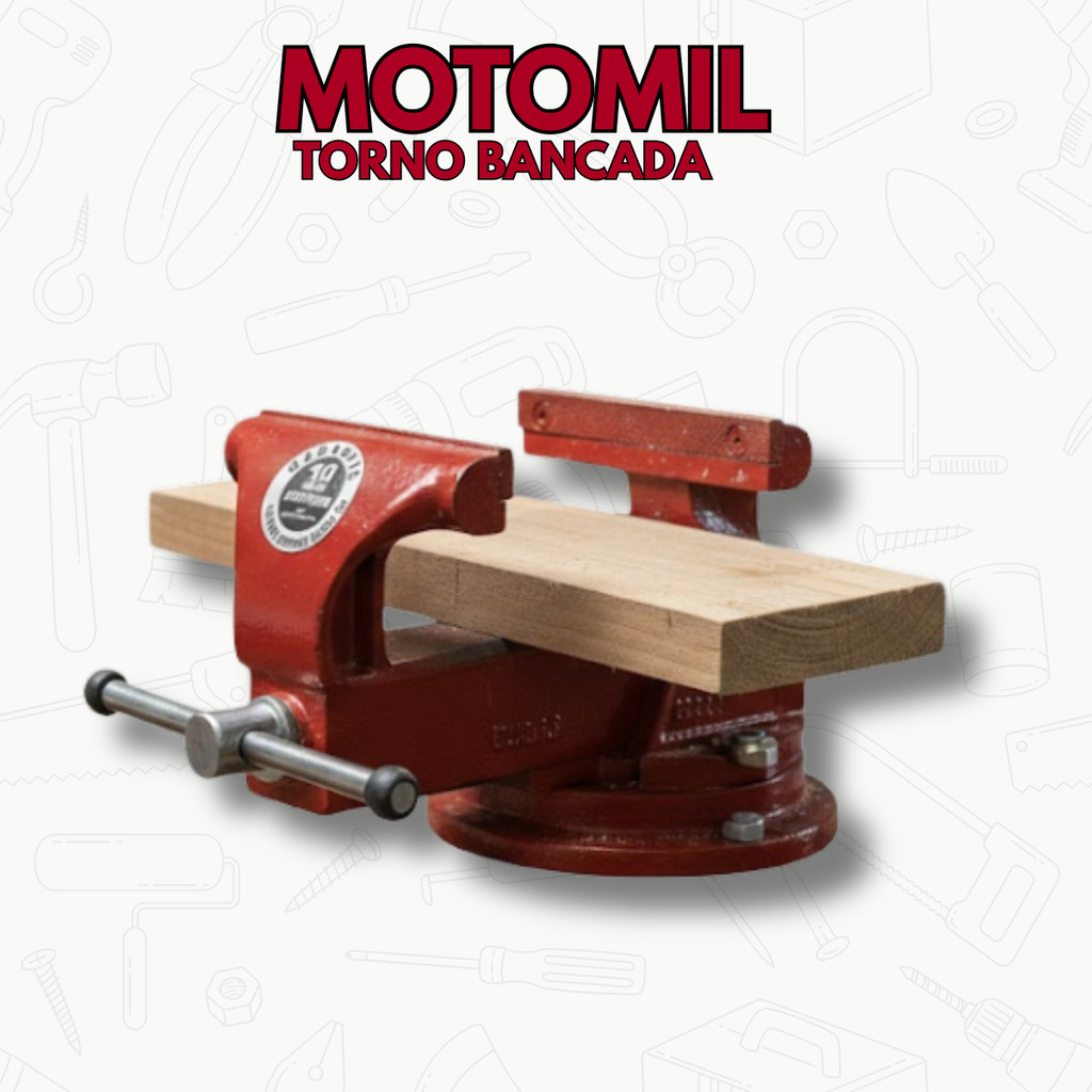 Torno de Bancada TB-400P V2 4” - Profissional MOTOMIL
