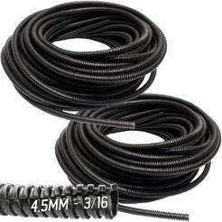 ESPAGUETE CORRUGADO CONDUITE TUBO 4,5 MM OU 3/16 DE PP COM CORTE KIT 40 METROS