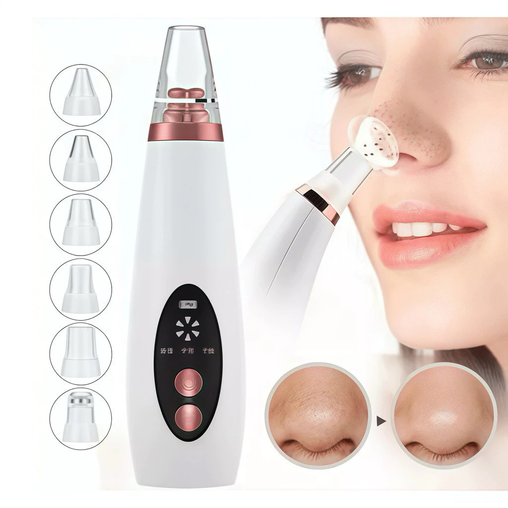 Removedor De Cravos Espinhas Cleaning Sugador Poros Acne Sucção Usb Recarregável em Oferta na Shopee