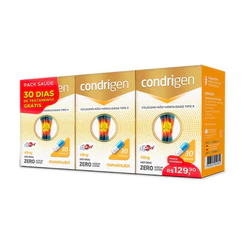 Kit 3 Condrigen 40mg (3x 30 Cáps) Colágeno Tipo 2 Maxinutri