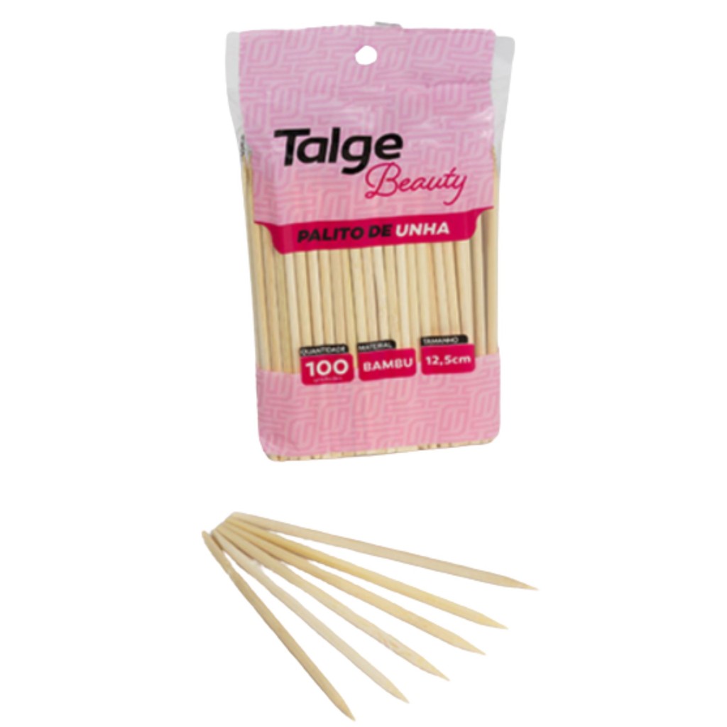 200 Palito de unha de bambu em Oferta na Shopee