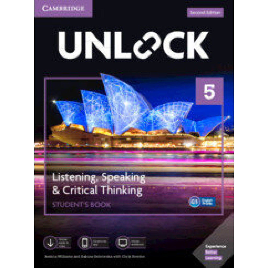 Unlock 5 listen, speaking, crit think sb, mob app onl wb 2ed