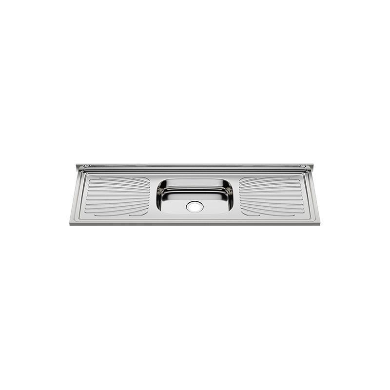 Pia de Cozinha Inox 100x53cm Com Concreto Forminox
