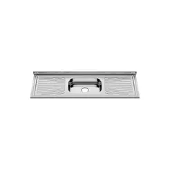 Pia de Cozinha Inox 100x53cm Com Concreto Forminox