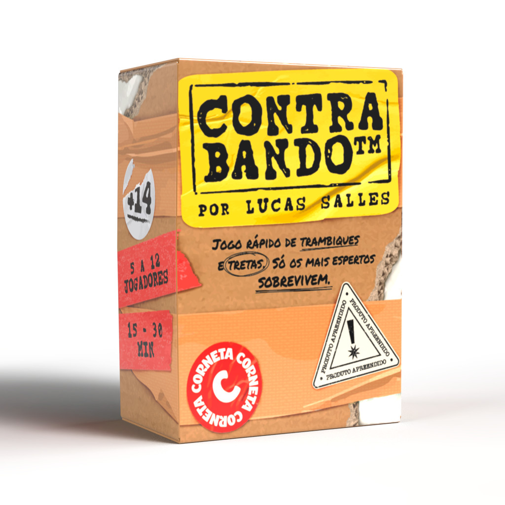 Jogo Contrabando por Lucas Salles - Jogo de blefe e negociação, Noite dos Jogos, Jogos para amigos, Jogo para presentear