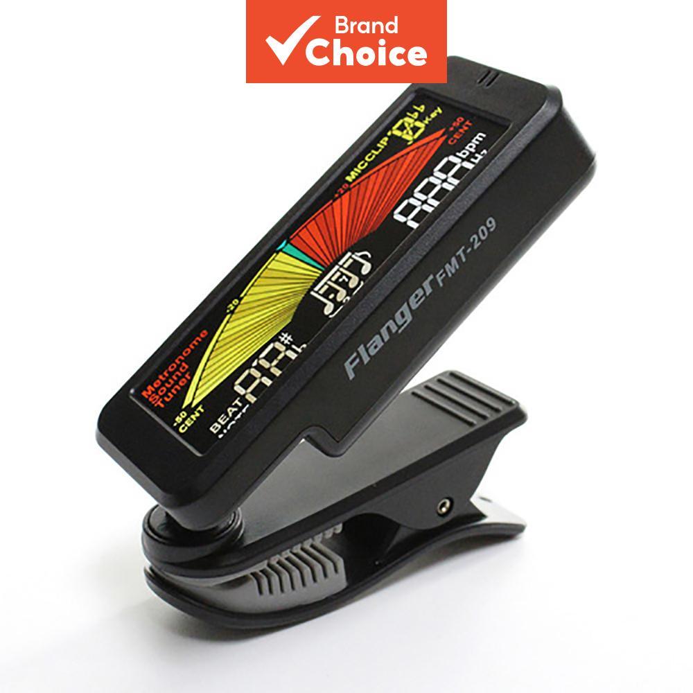 Afinador de Guitarra Flanger FMT-209 - Tela Ampla, Calibrador para Violão Dodeca