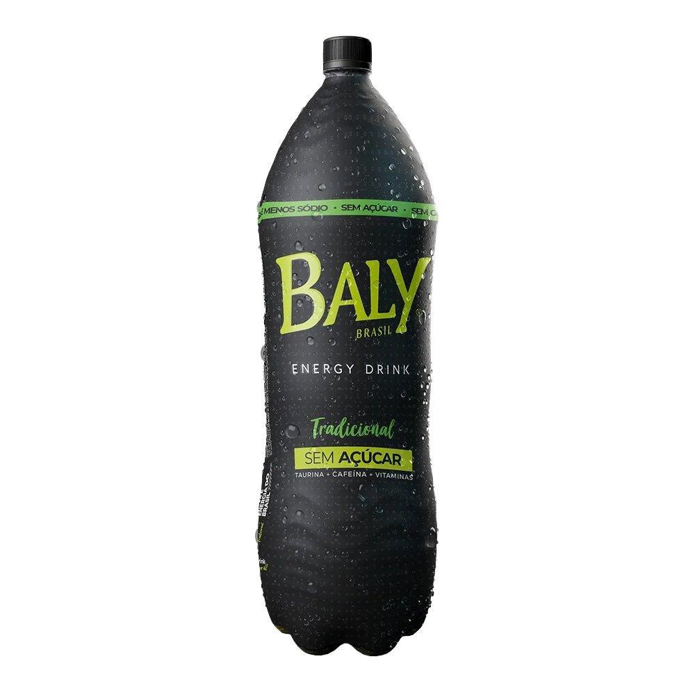 Energético Baly Tradicional Sem Açucar Pet 2 Litros - Embalagem com 6 Unidades