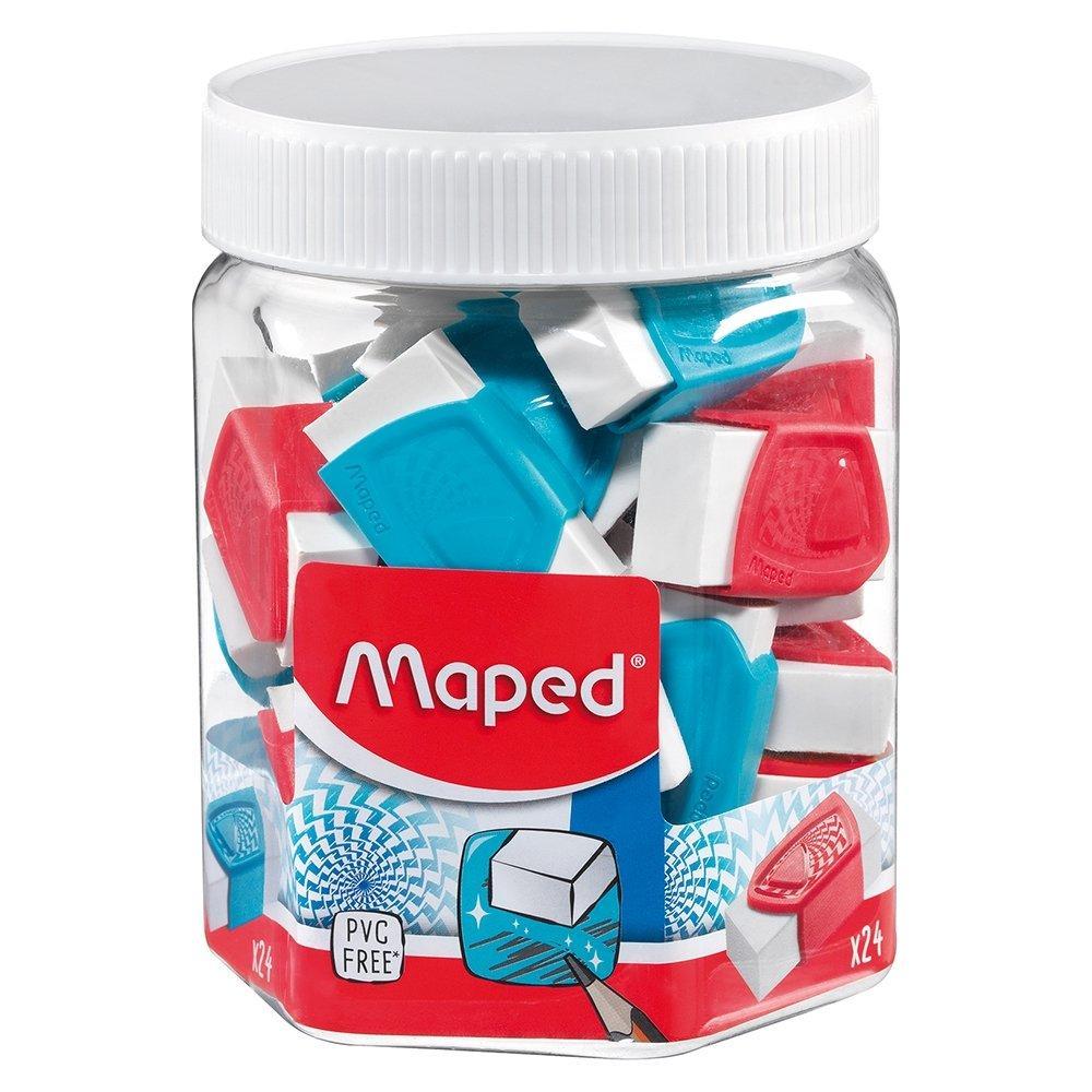 Borracha Precision Maped com Capa Plástica -Embalagem com 24 Unidades