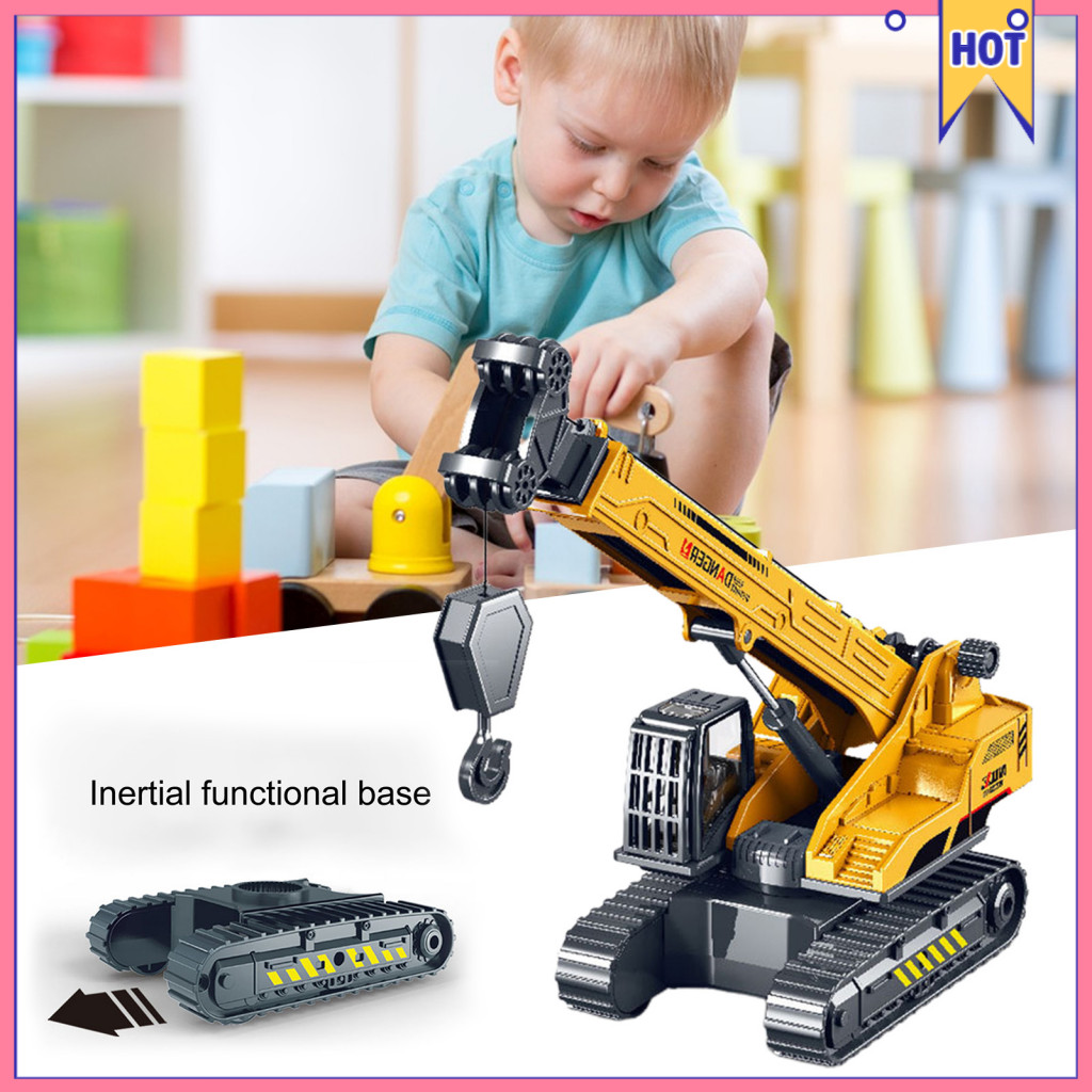 Guindastes De Elevação Brinquedo Base Rotativa De 360 Graus Ajustável Braço Longo Retrátil Estilingue Ornamento Simulaçã