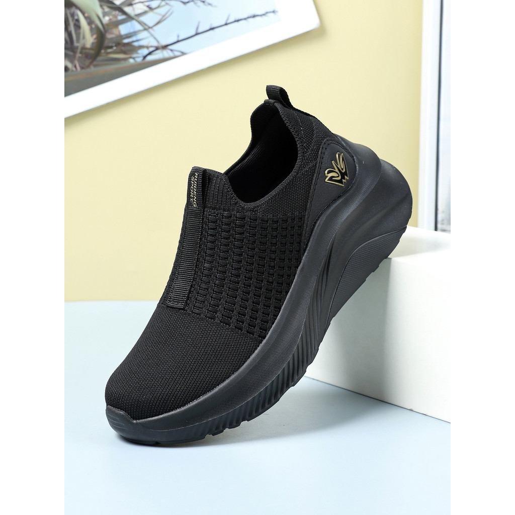 Ruideng malha tênis sapatos femininos respirável de sola grossa sapatos casuais deslizamento em sapatos femininos 2026 v