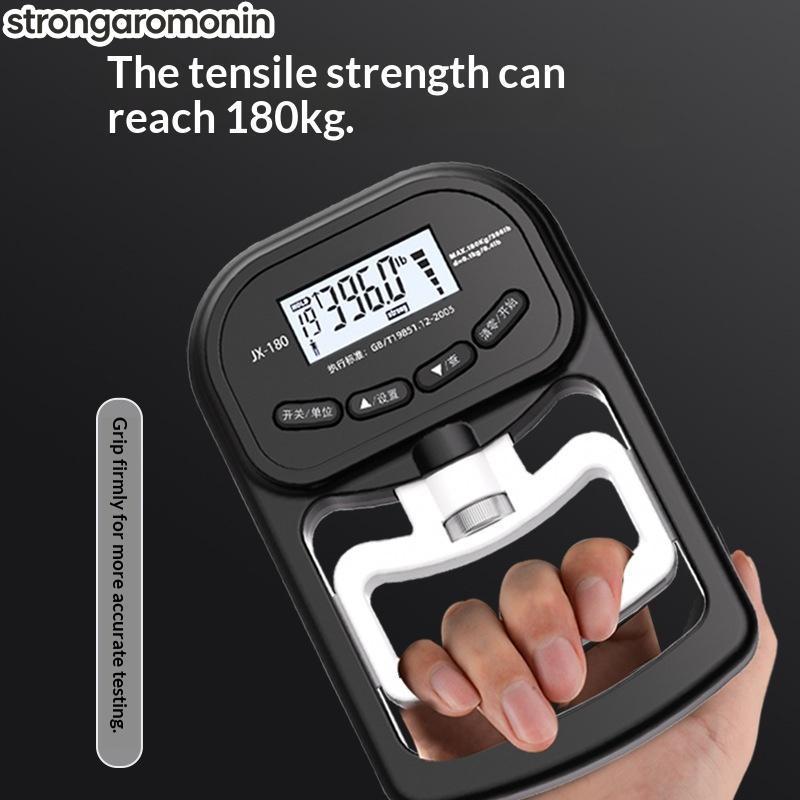 STRON 396Lbs/180kg Digital Hand Grip Strength Tester Dinamômetro De Aperto Eletrônico Ajustável Para Treinamento Físico