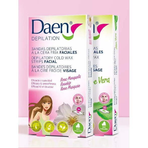 Espanha Daen depilação Facial cera papel cera cera cera de abelha lábio cabelo pequena barba rasgo estilo senhoras estud