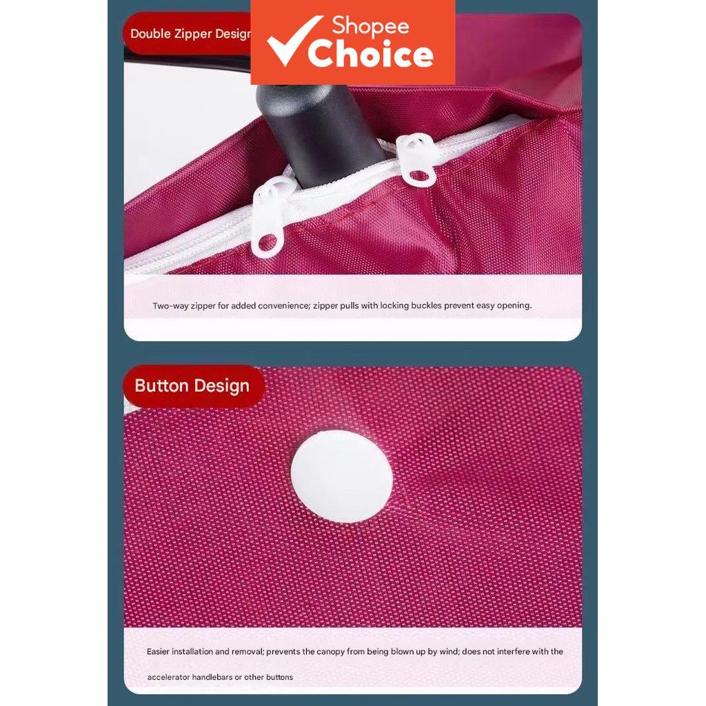 Capa de painel à prova d'água de PVC para painel de moto ou veículo elétrico, proteção contra chuva