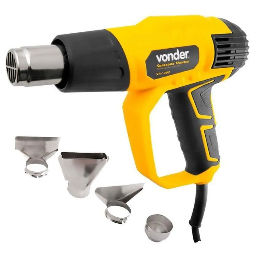 Soprador Térmico Pistola Vonder 550°C 2000W 127V STV 200 - REEMBALADO