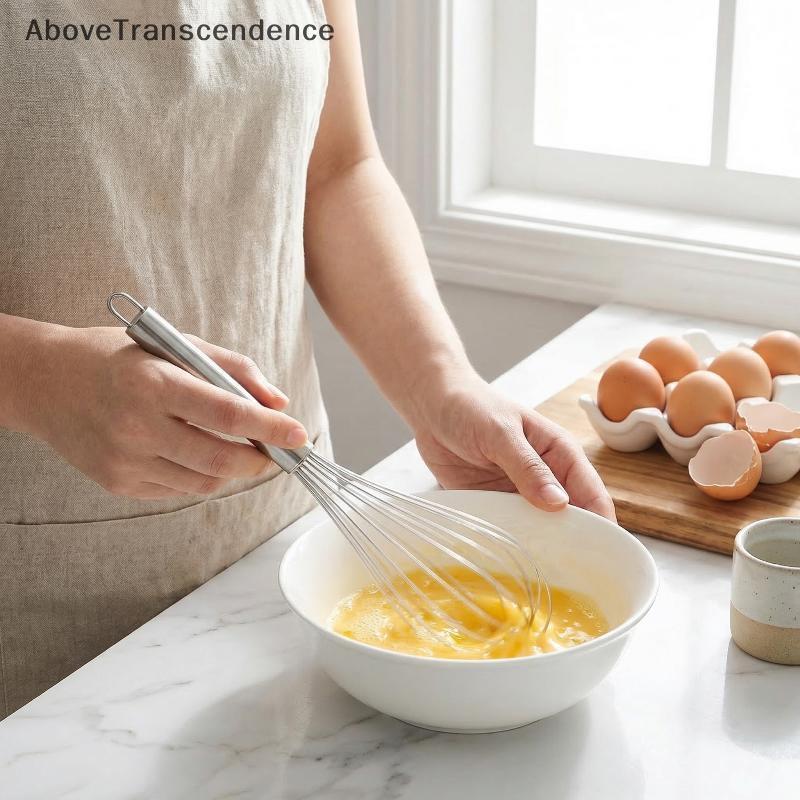 Batedor De Ovos Manual De Aço Inoxidável , Para Mistura , Leite , Ferramenta De Cozinha , Alça Ergonômica Leve forfort