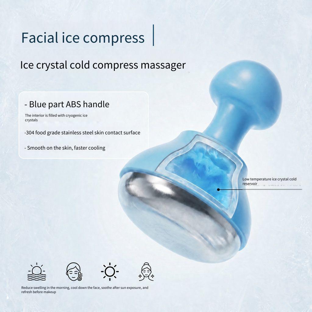 Premium novo estilo pequeno martelo de gelo Compressor frio facial encolher poros facial compressa de gelo beleza ferram