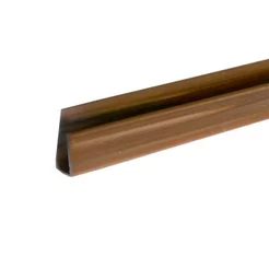 Kit 225m de Acabamento Perfil "U" p/Forro PVC 3CMX3M Marrom/Imbuia Bariri Imbuia