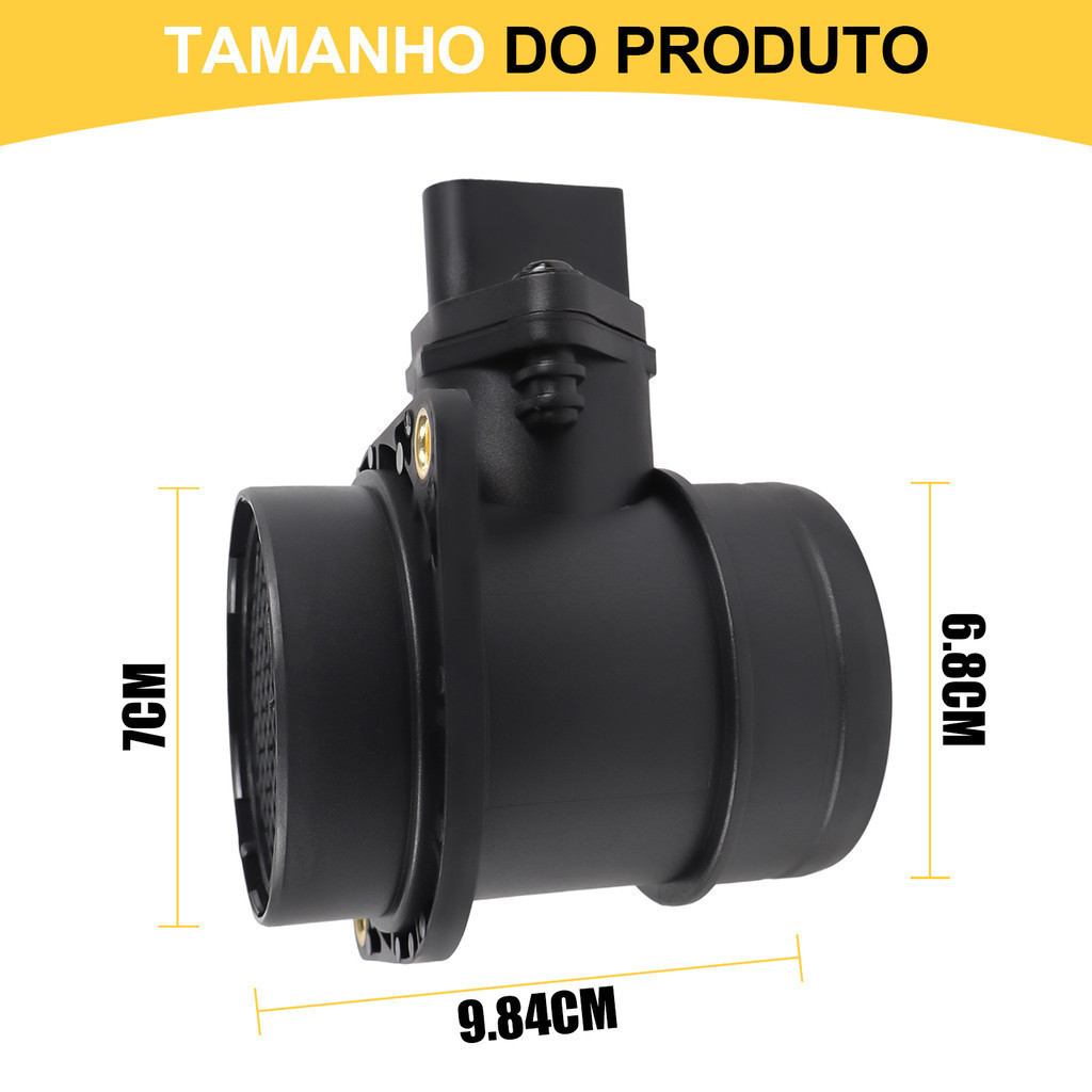 Sensor Fluxo Ar Maf Vw Golf 2.0 Bora 1.8/2.0 Audi A3 1.8 0280218002 — imagem 2 de 2