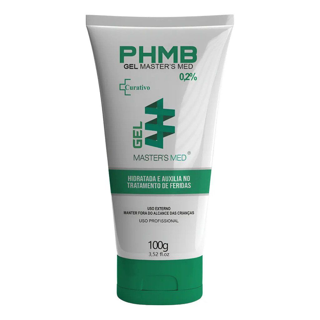 Hidrogel Com Phmb Gel 100g 0,2% Mastermed Polihexanida Gel Sem Fragância