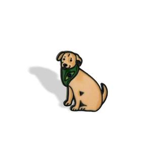 Pin de Chinelo Cachorro Caramelo - Marrom