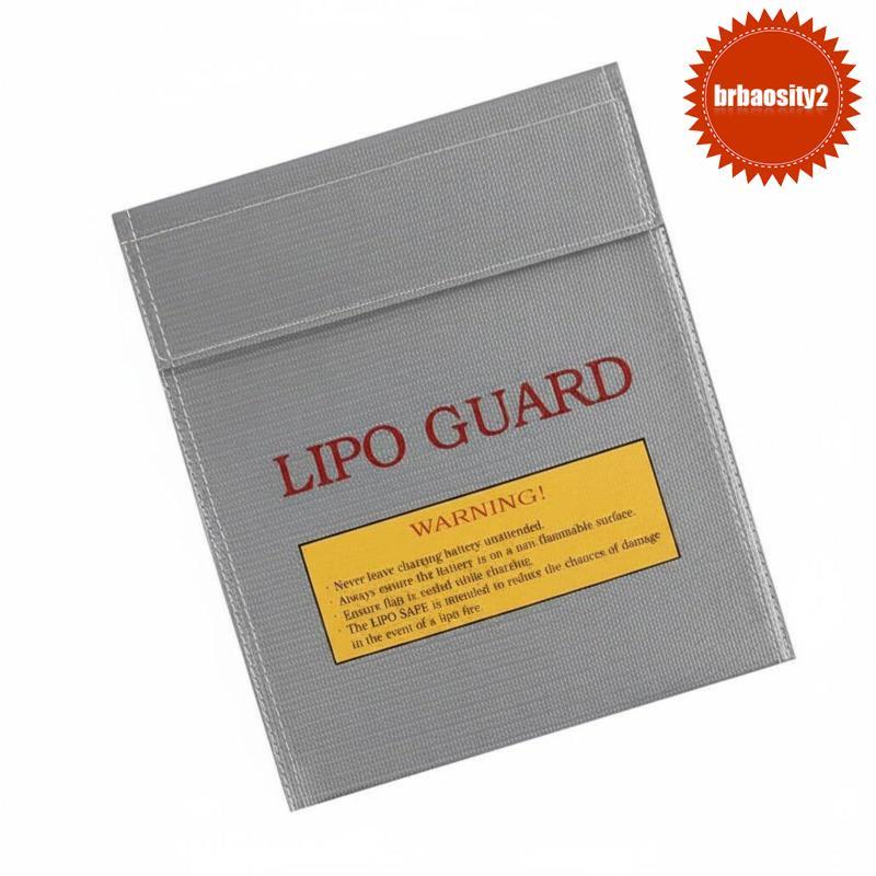 [Brbaosity2] Pano À Prova De Fogo Lipo Bateria Bolsa Resistente Ao Calor Armazenamento Seguro Caso Para Carregamento De