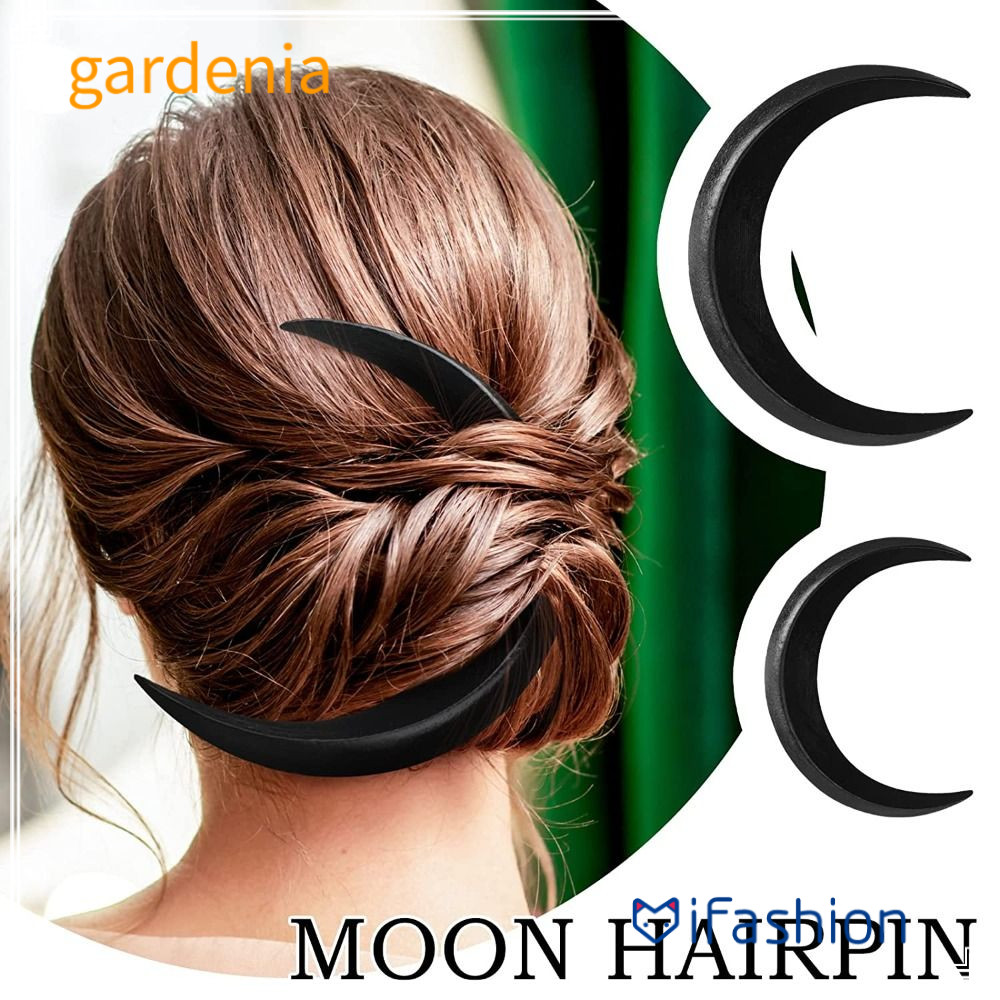 GARDENIA Moon Shape Hairpin Mulheres Meninas Acessórios Para Cabelo Ferramentas De Estilo De Cocar