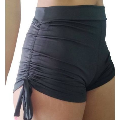 Short Bíquini Sunkini Short com Ajustes nas Laterais Amarrar