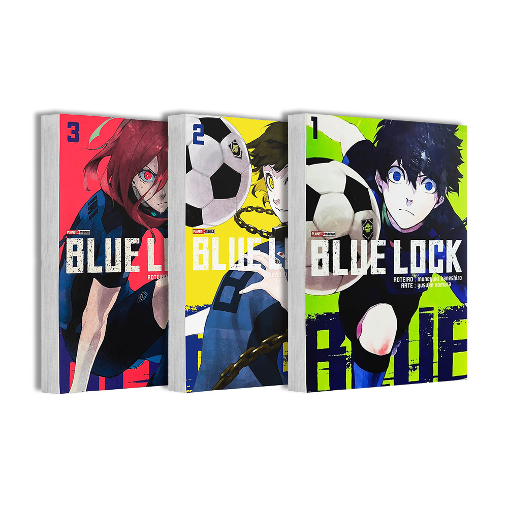 Blue Lock - Kit com as edições 1 a 3 - Novo/Lacrado - Editora Panini em Oferta na Shopee