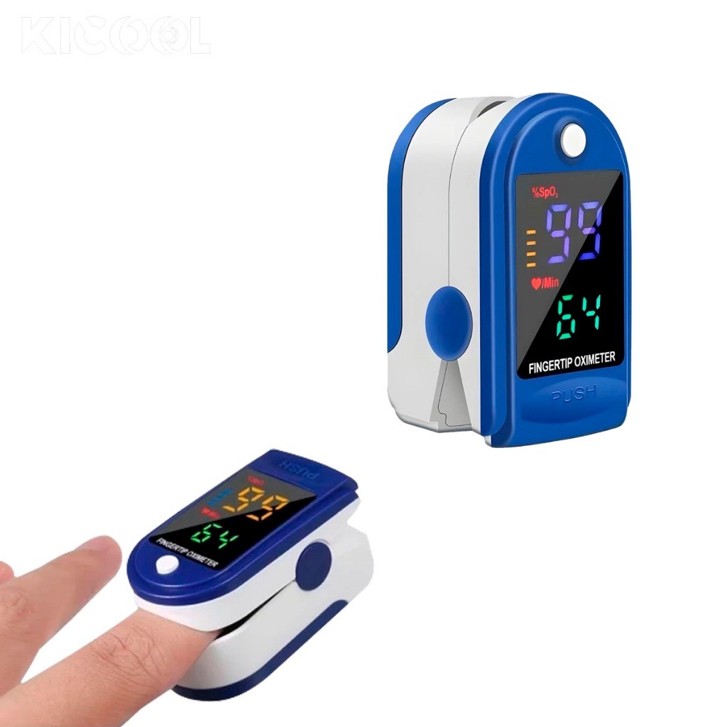 Oxímetro de Dedo de Pulso Digital Batimento Cardíaco Monitor de Frequência