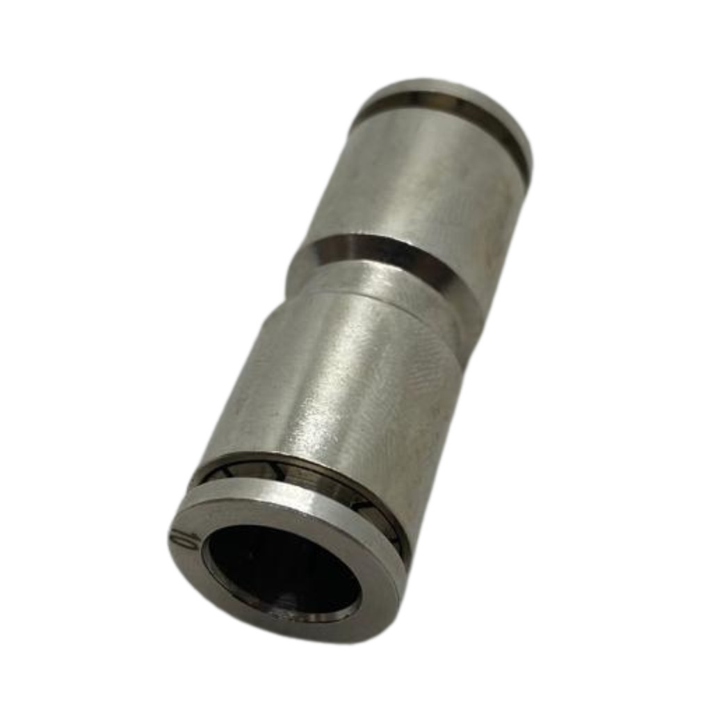 Conexão pneumática união emenda metal engate rápido tubo 6mm