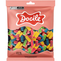 Canudinho Jumbo Bite Size 1kg - Docile