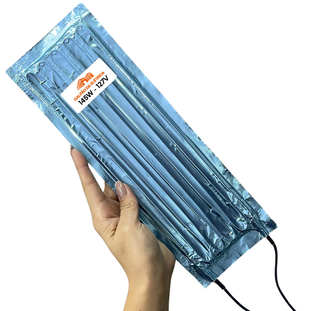 Resistência Silicone Manta Alumínio Folha Flexível 150w 110v