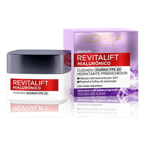 Creme Facial Anti-idade Dia Fps 20 L'oréal Paris Revitalift