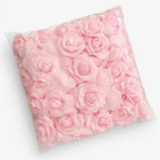 Kit com 20 Flores Rosas de EVA Artificial Para Decoração Arranjos Cestos Artesanato em Oferta na Shopee