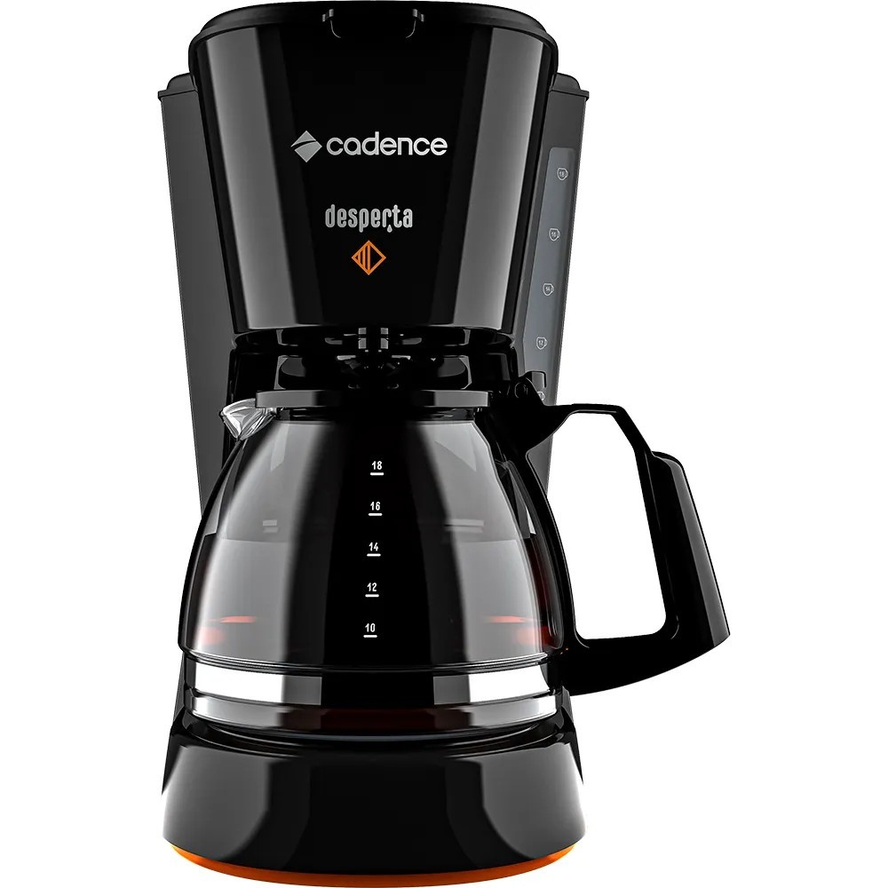 Imagem Cafeteira Elétrica Desperta Cadence 18cafés 750ml Preta 110v