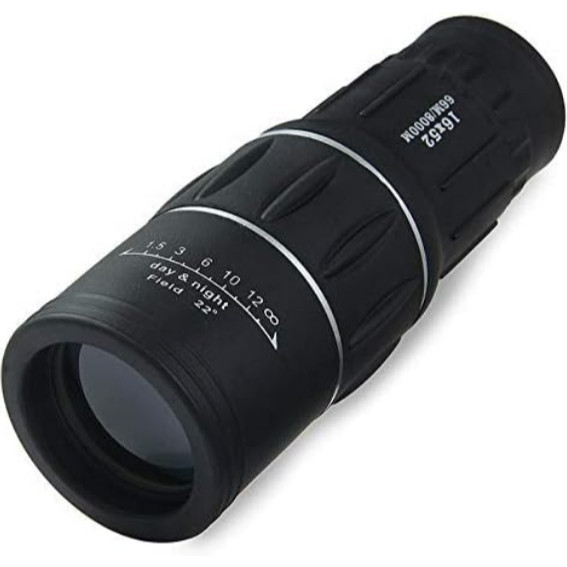 Monóculo Tático 16x52 Telescópio Luneta Alcance Zoom Profissional a prova d'agua