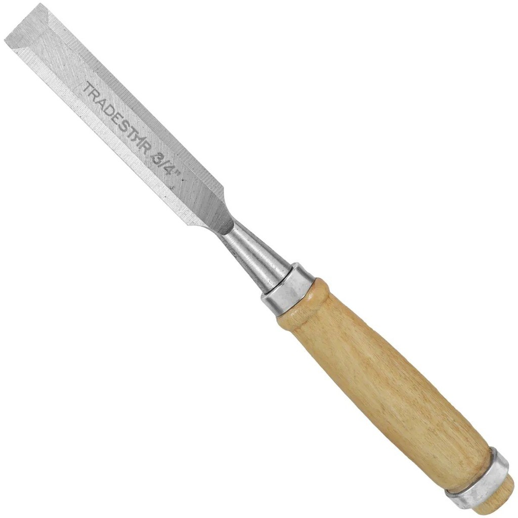 Formão 3/4'' Aço Cabo Madeira Tradestar em Oferta na Shopee