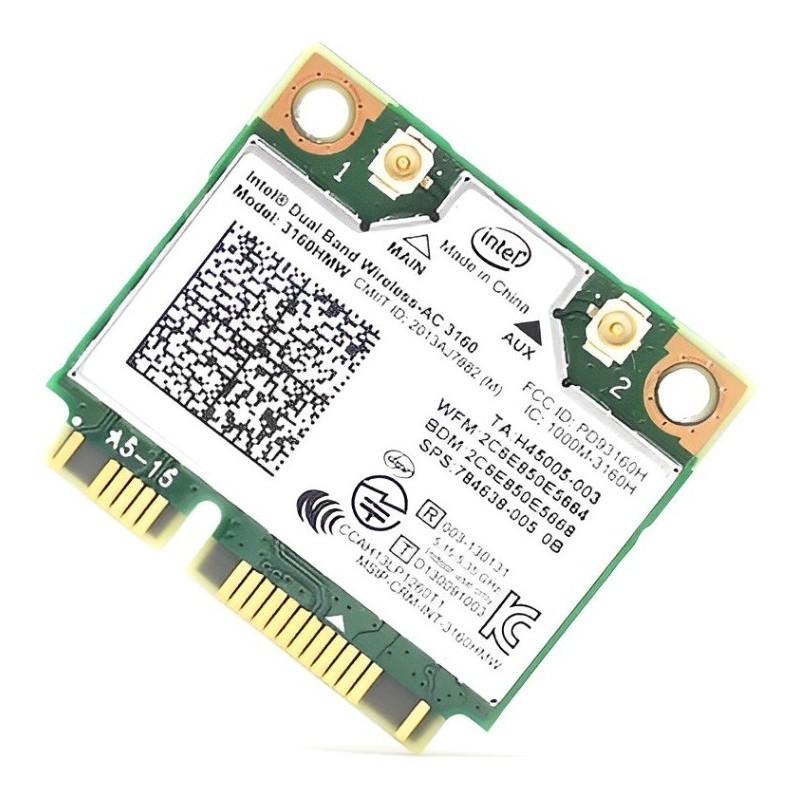 Placa Wifi 5ghz Intel Dual Band Para Notebook Asus X550ln