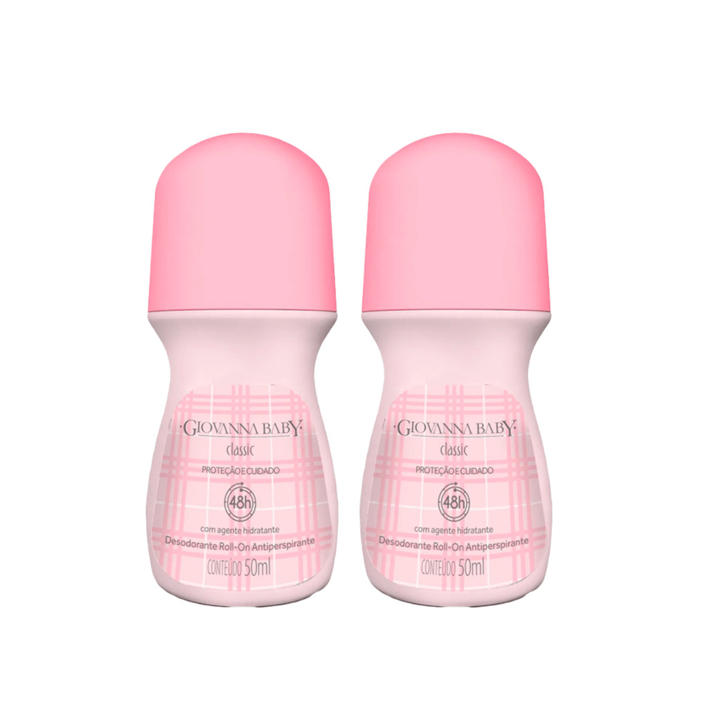 Desodorante Giovanna Baby Roll-n Classic C/2 em Oferta na Shopee