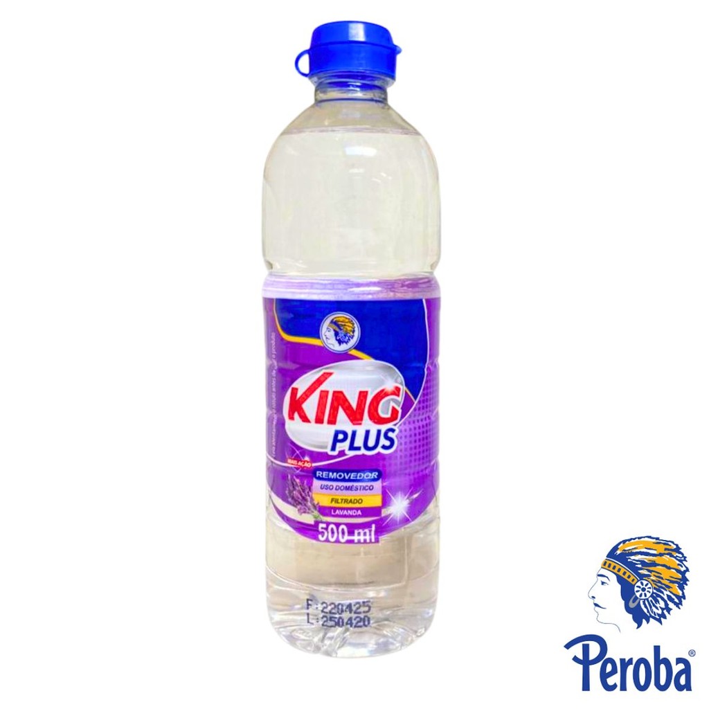 Removedor King Plus Lavanda 500ml Peroba Uso Doméstico Eficiente Limpeza Sem Esforço Multiuso