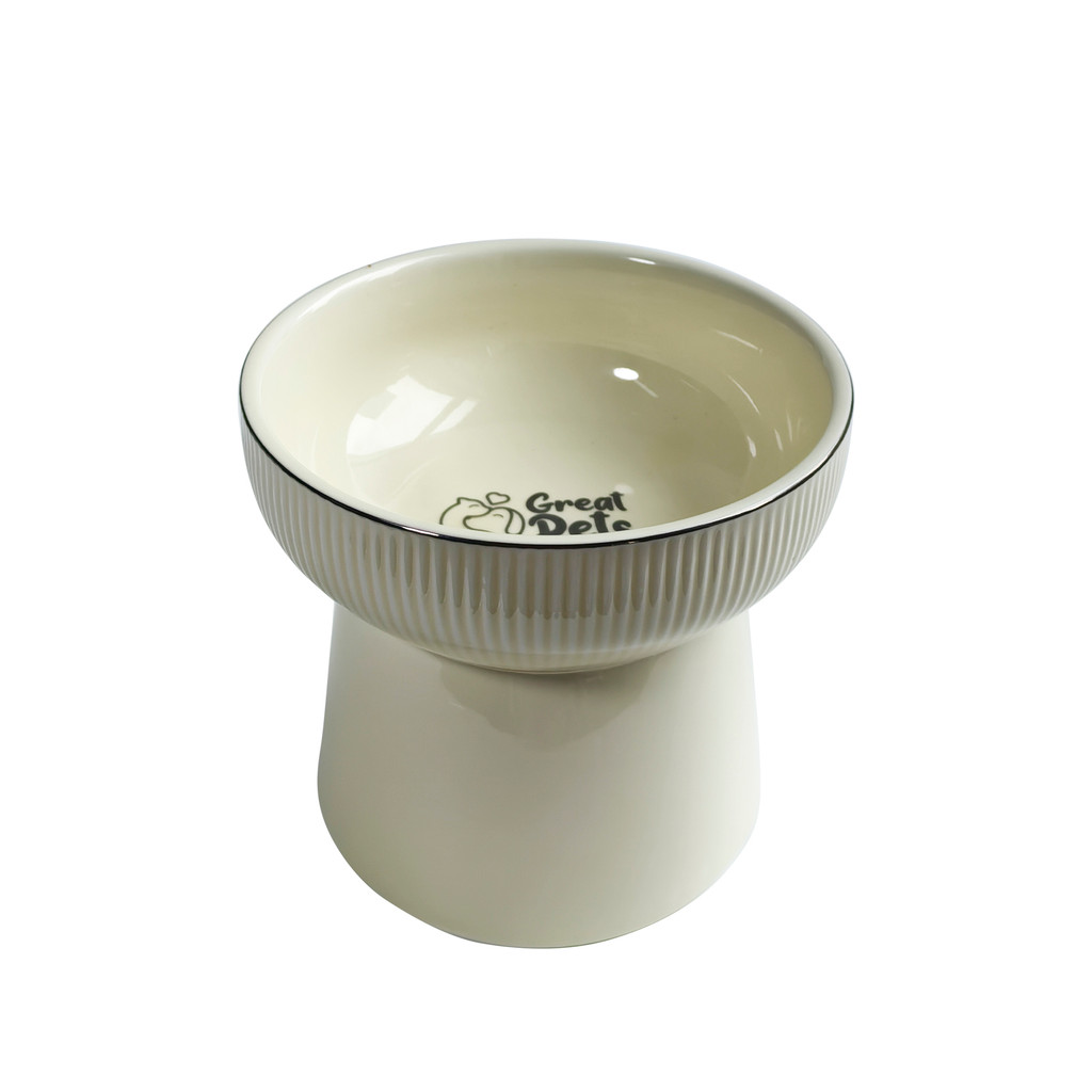 Comedouro Cerâmica Alto 250ml Great Pets