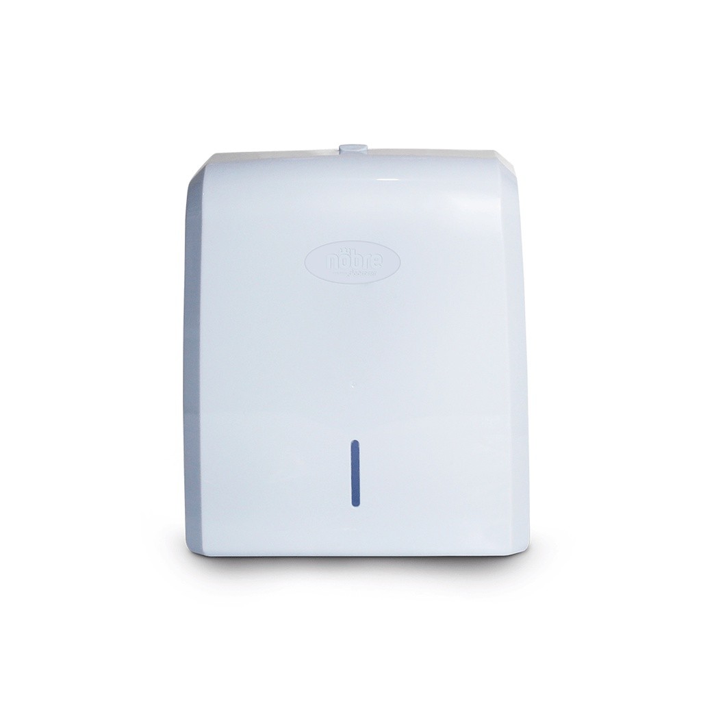 Dispenser Toalha Interfolha Branco e Cinza Nobre
