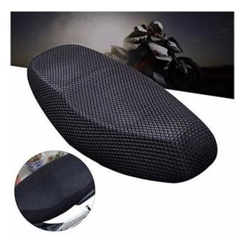 Capa De Banco Para Moto Térmica Confortável Respirável Proteção De Sol em Oferta na Shopee