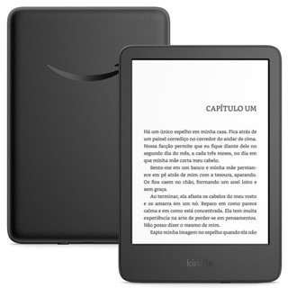 Kindle 16GB modelo2024, tela antirreflexo, troca de página rápida, luz ajustável e bateria longa duração, Cor Preto em Oferta na Shopee