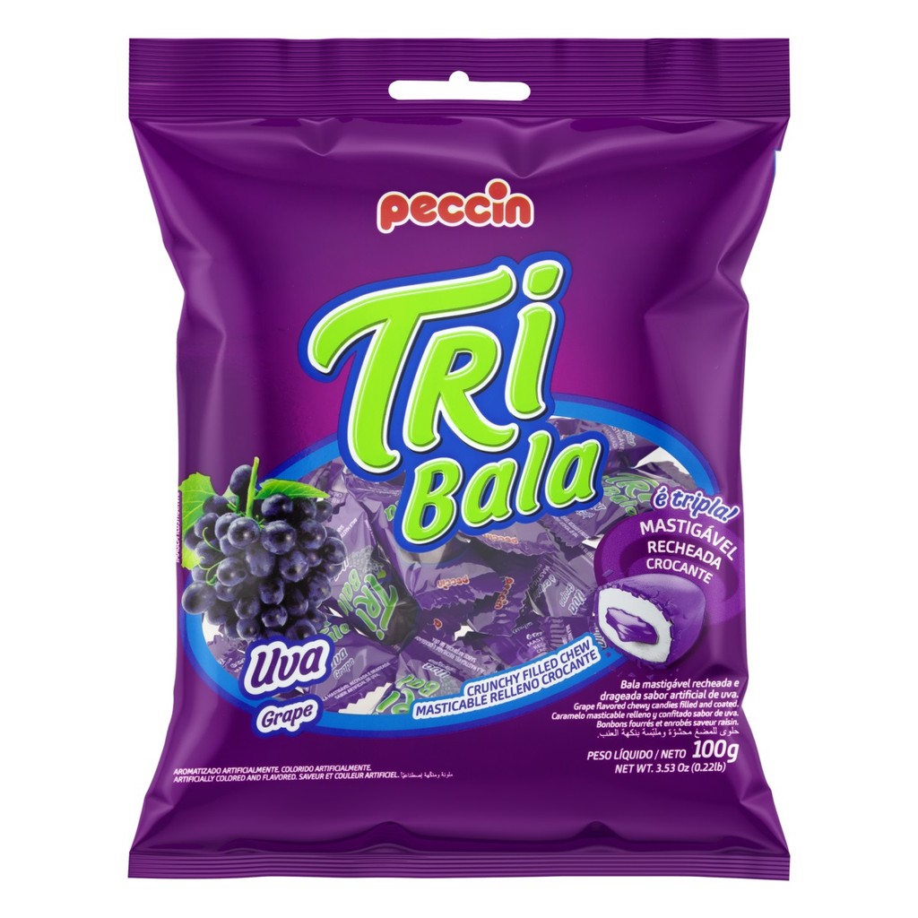 Bala de Uva Tribala 100g Peccin