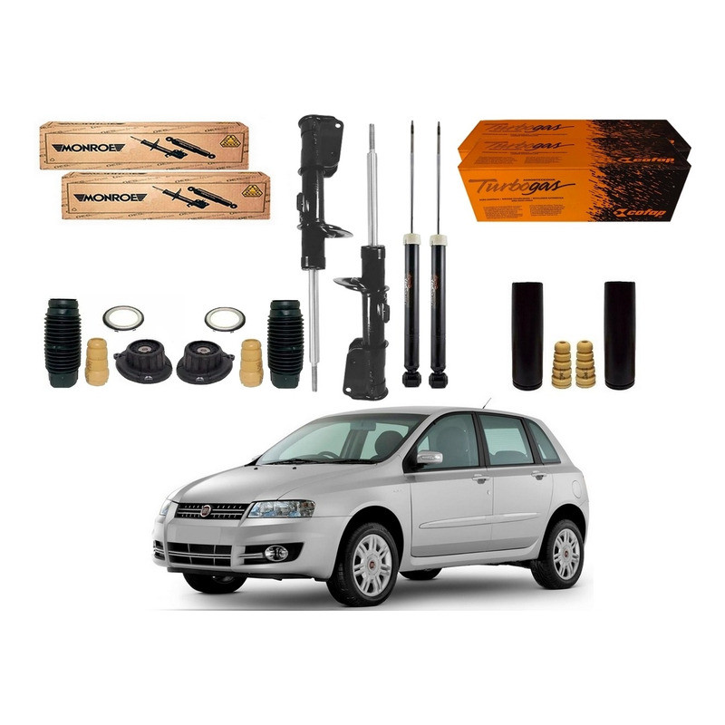 Kit Amortecedor Dianteiro Traseiro Stilo 1.8 2002 A 2011 em Oferta na Shopee